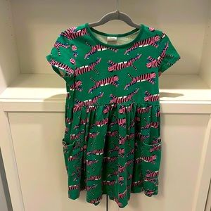 Hanna Andersson Print Tiger dress with pockets